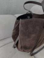 Natūralios verstos odos rankinė “Suede Classic Bag”