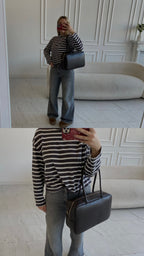 Natūralios odos rankinė „Emma Choco“