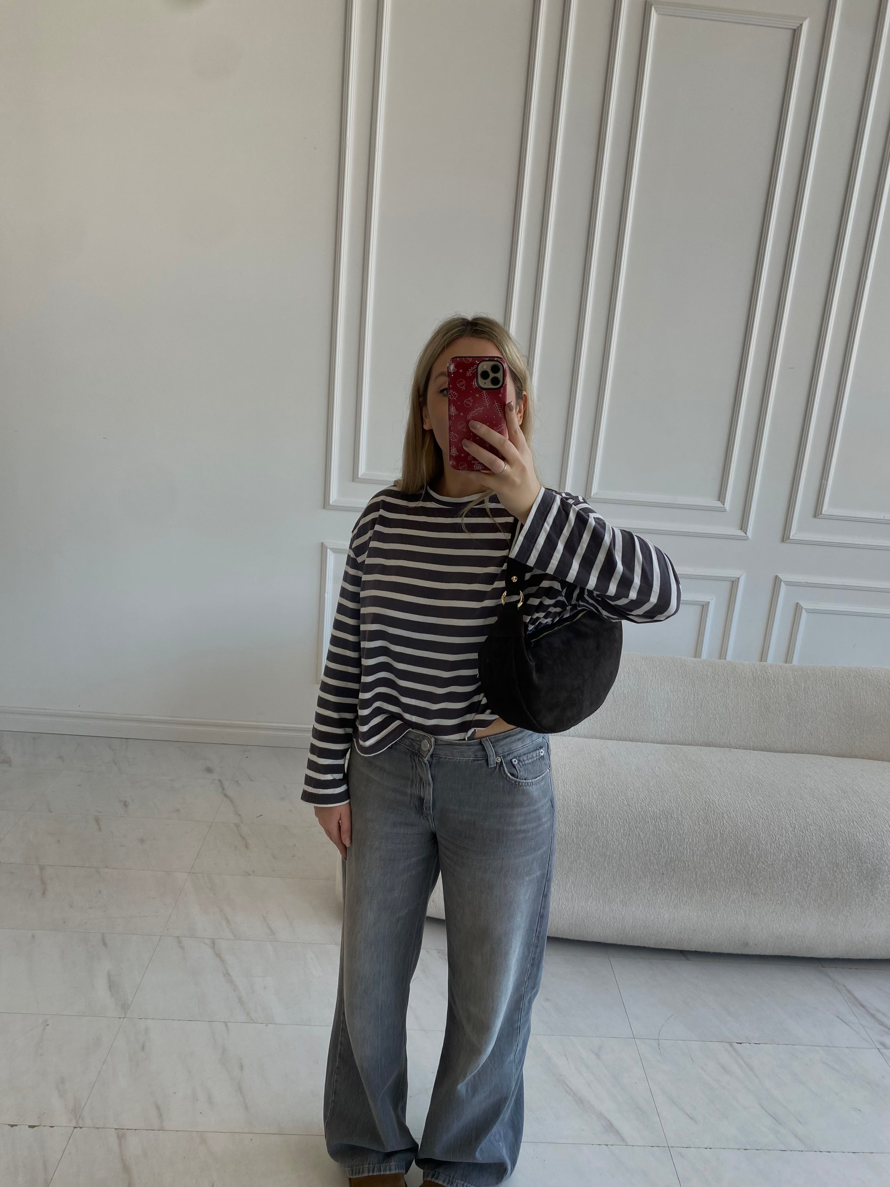 Natūralios verstos odos rankinė „Oli Choco“