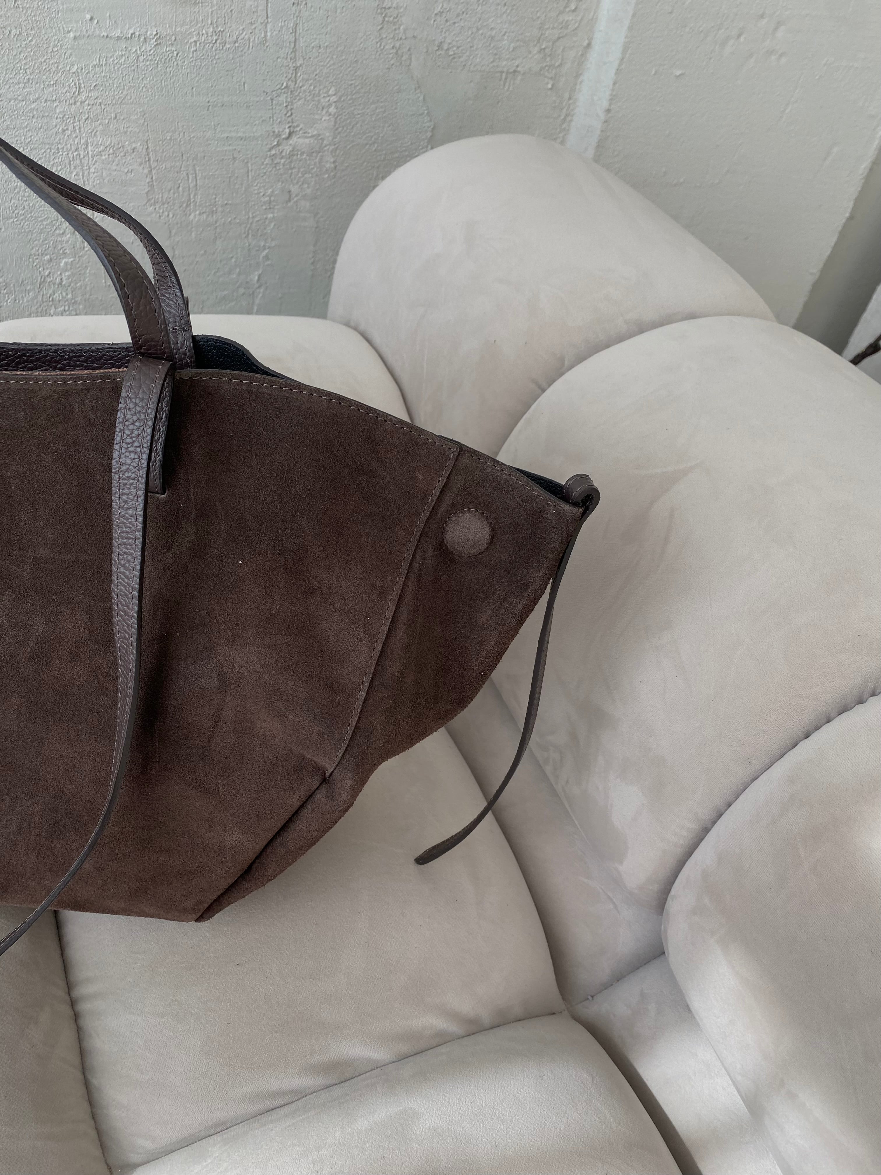 Natūralios verstos odos rankinė “Suede Classic Bag”