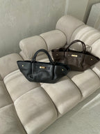 Juoda natūralios odos rankinė „Virel Leather Bag“