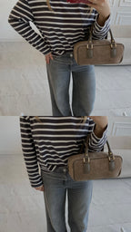 PREORDER: Natūralios verstos odos rankinė „Sofia Mocha“