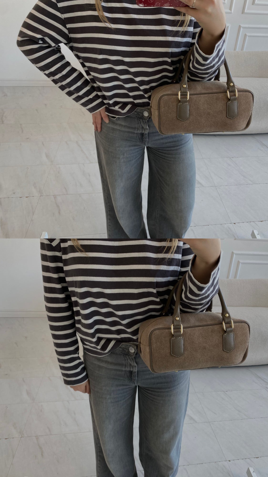 PREORDER: Natūralios verstos odos rankinė „Sofia Mocha“