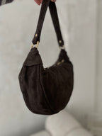 Natūralios verstos odos rankinė „Oli Choco“