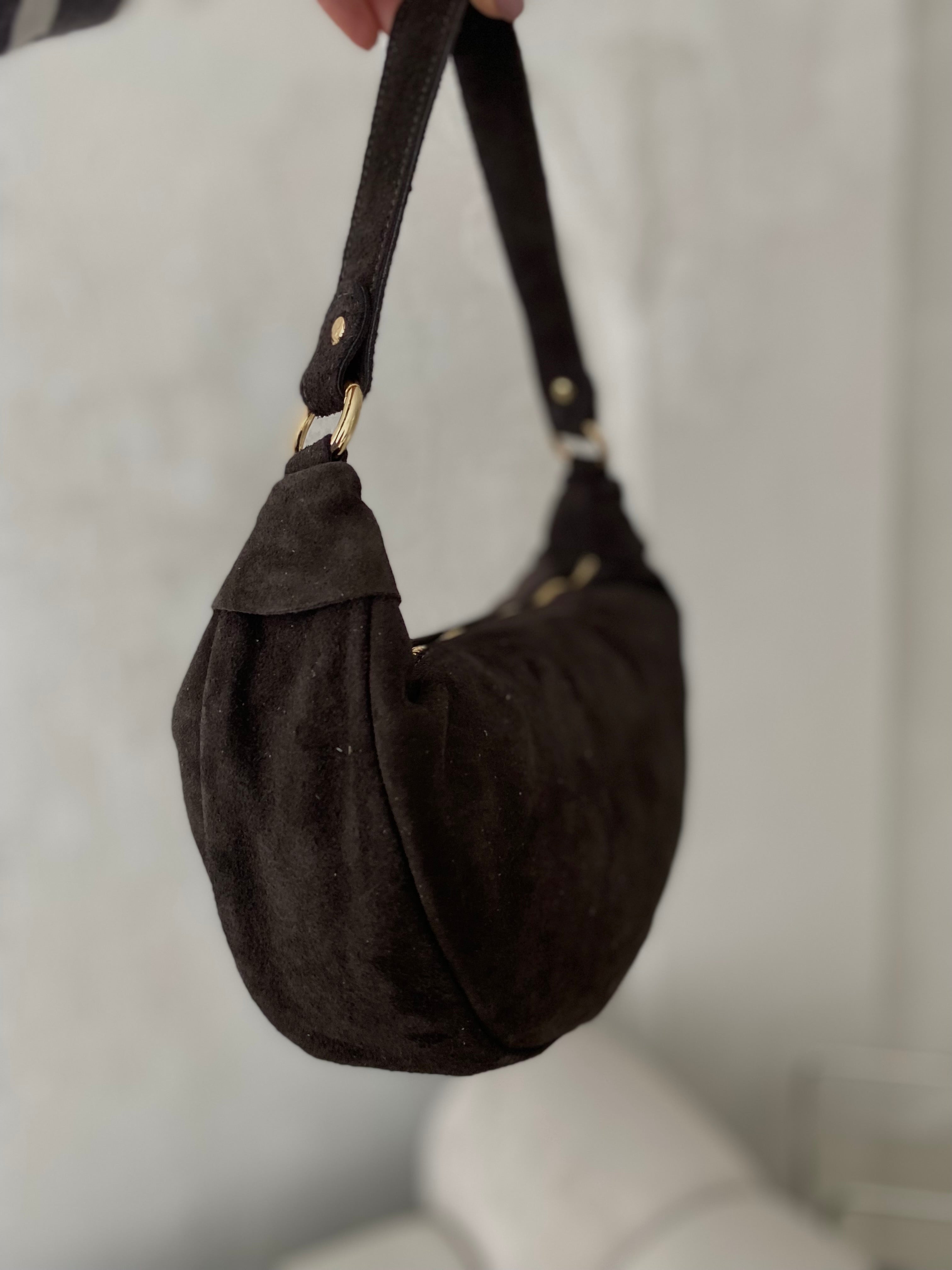 Natūralios verstos odos rankinė „Oli Choco“