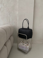 Natūralios odos rankinė „Emma Black Soft“