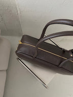 Natūralios odos rankinė „Emma Choco“