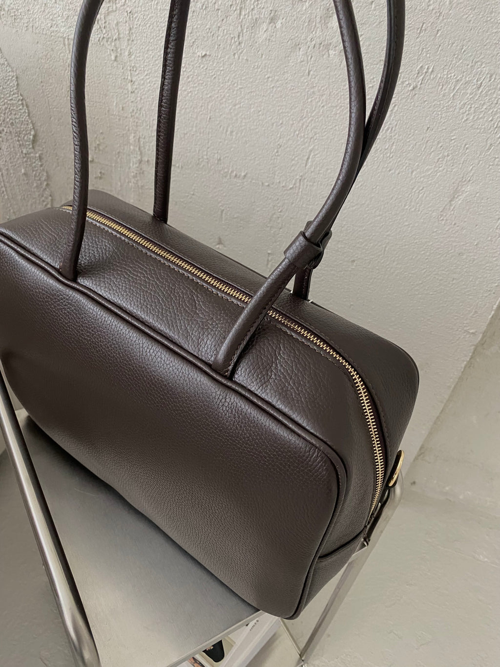 Natūralios odos rankinė „Emma Choco“