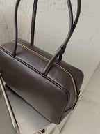 Natūralios odos rankinė „Emma Choco“