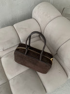 Natūralios verstos odos rankinė „Emma Choco Soft“