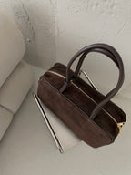 Natūralios verstos odos rankinė „Emma Choco Soft“