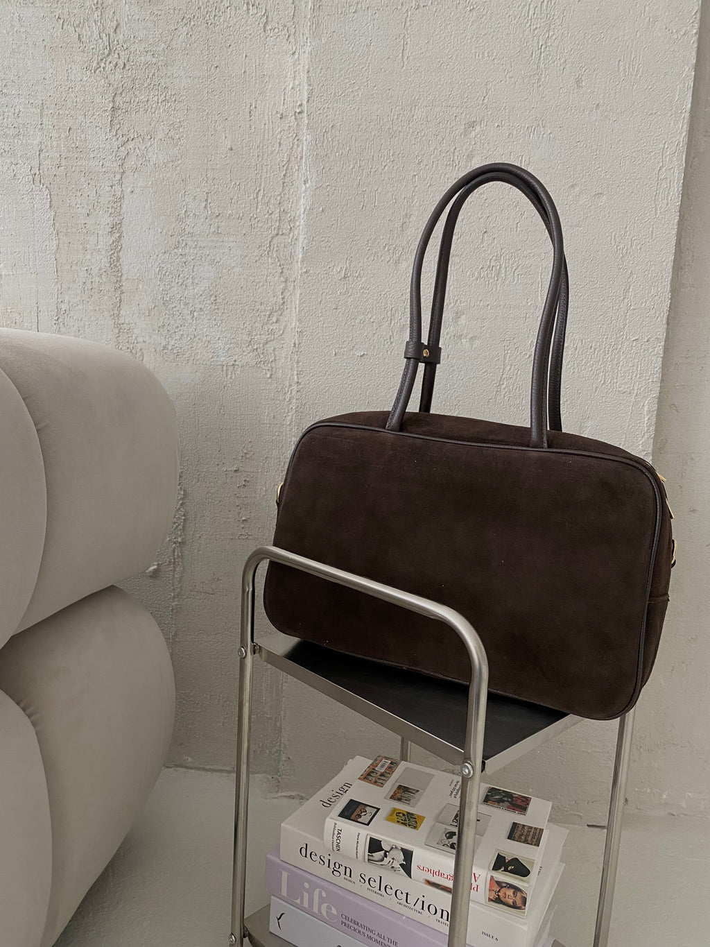 Natūralios verstos odos rankinė „Emma Choco Soft“