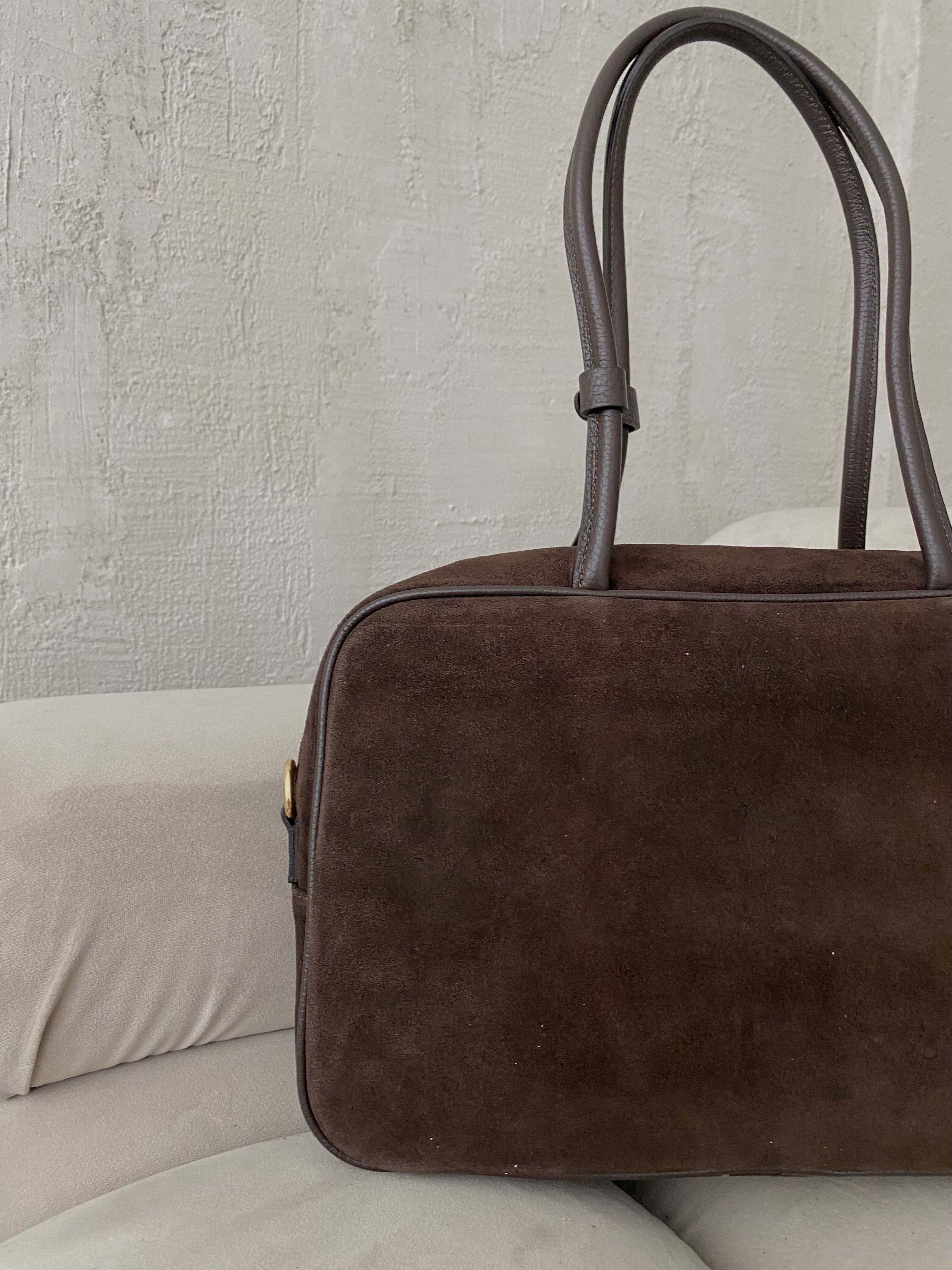 Natūralios verstos odos rankinė „Emma Choco Soft“