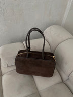 Natūralios verstos odos rankinė „Emma Choco Soft“