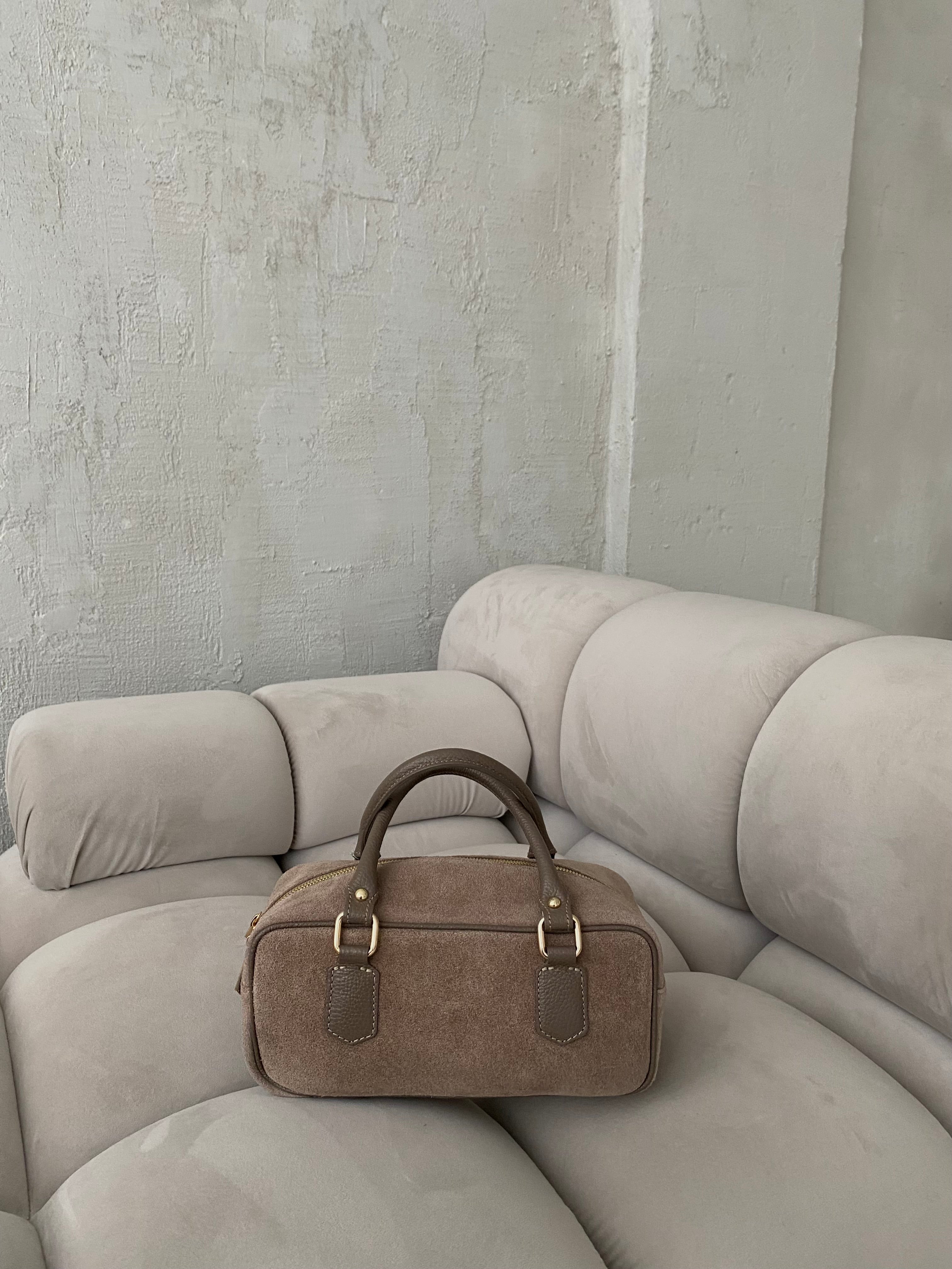 PREORDER: Natūralios verstos odos rankinė „Sofia Mocha“