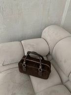 PREORDER: Natūralios verstos odos rankinė „Sofia Choco“