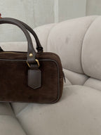 PREORDER: Natūralios verstos odos rankinė „Sofia Choco“