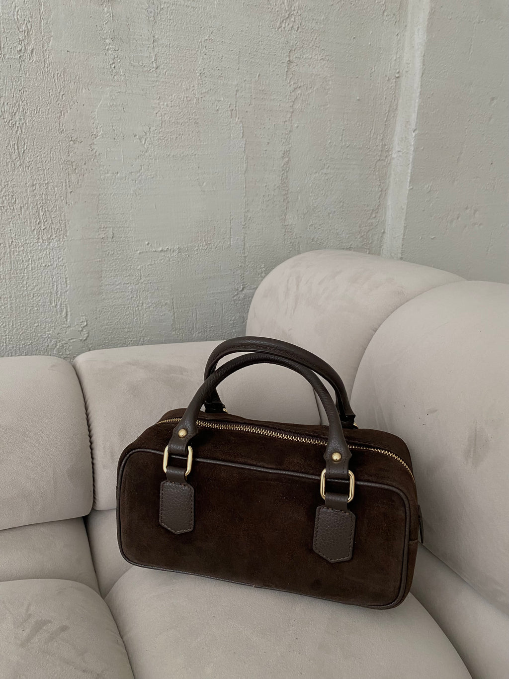 PREORDER: Natūralios verstos odos rankinė „Sofia Choco“