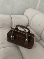 PREORDER: Natūralios verstos odos rankinė „Sofia Choco“