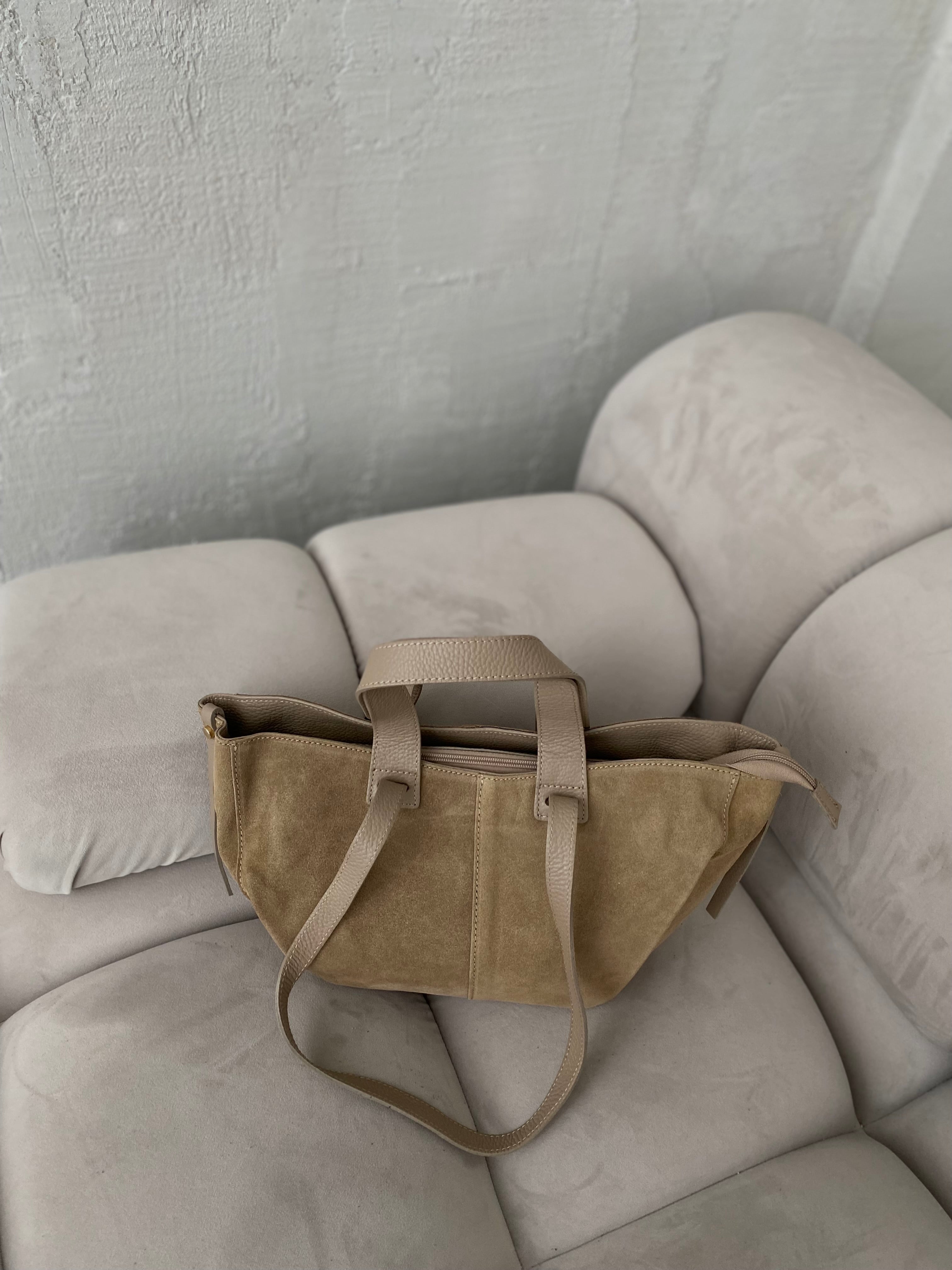 Natūralios verstos odos rankinė „Mocha“