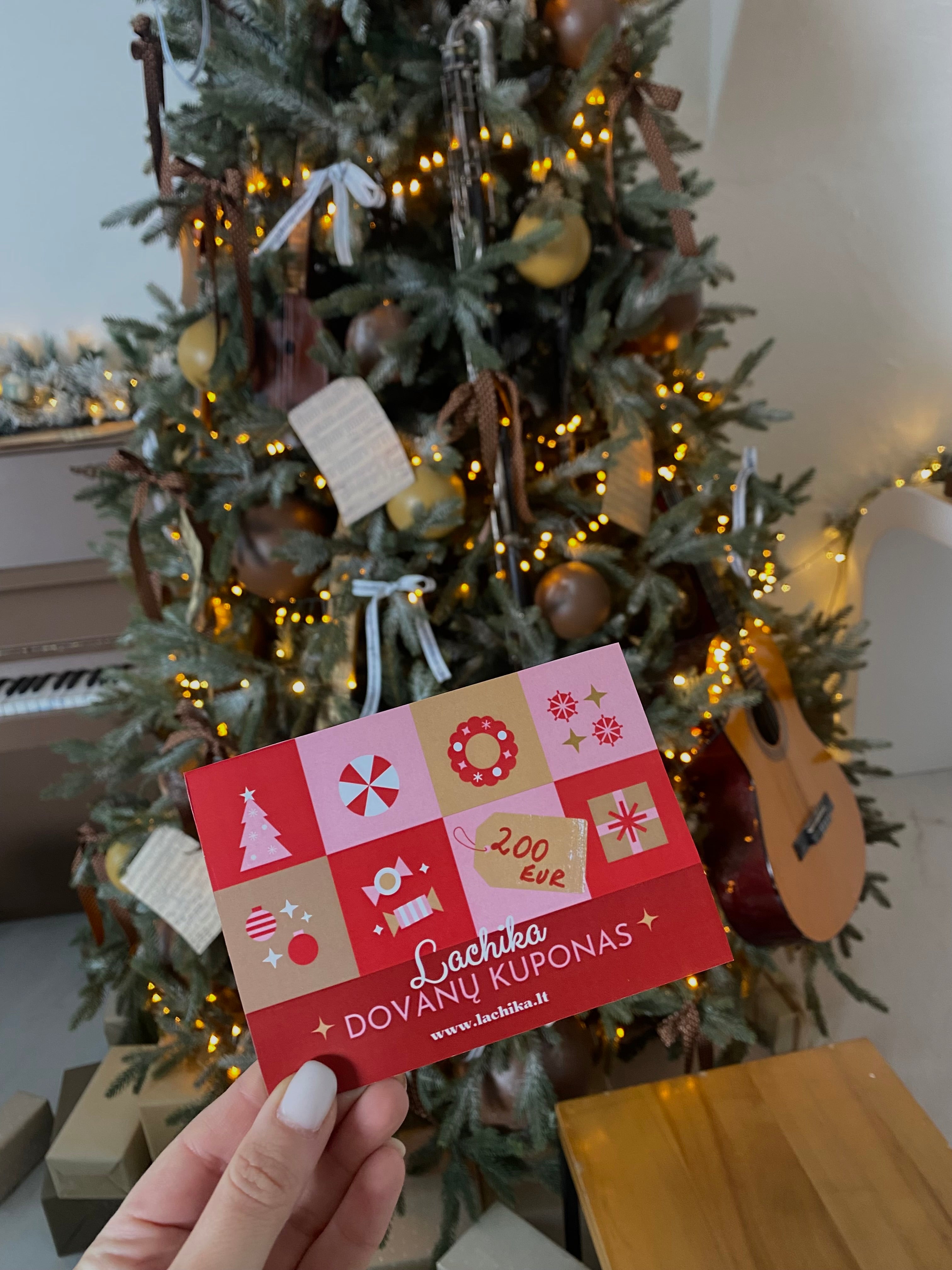 🎁 Dovanų kuponas “Gift Card" - pasirinkta suma - fizinis