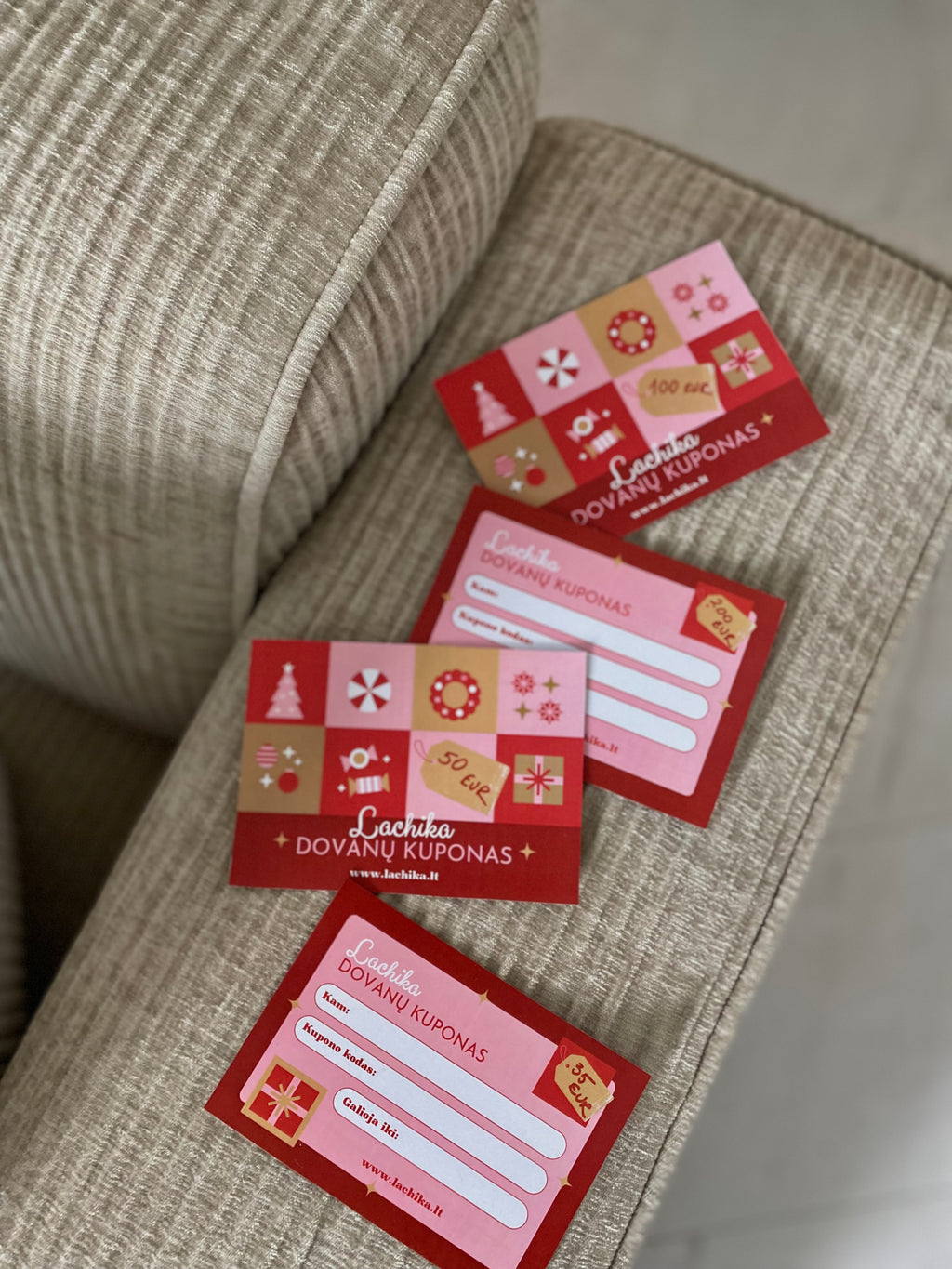 🎁 Dovanų kuponas “Gift Card" - pasirinkta suma - fizinis