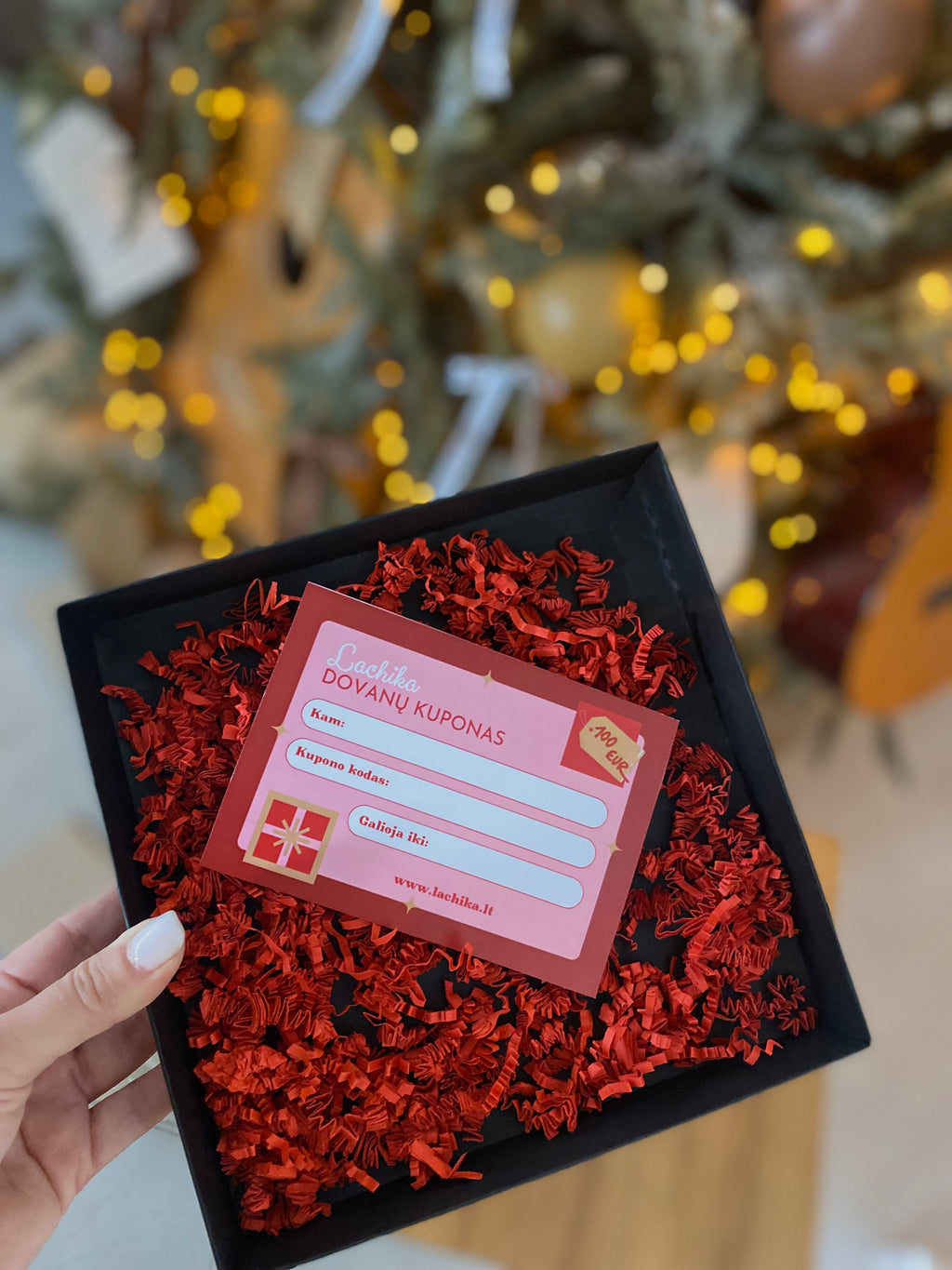 🎁 Dovanų kuponas “Gift Card" - pasirinkta suma - fizinis