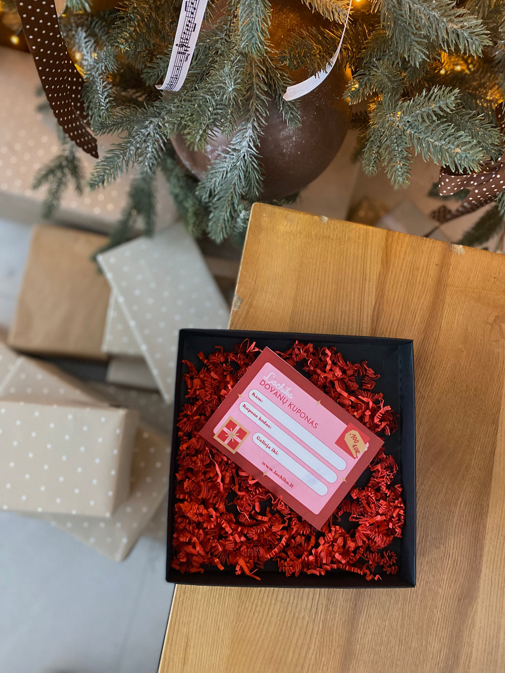 🎁 Dovanų kuponas “Gift Card" - pasirinkta suma - fizinis