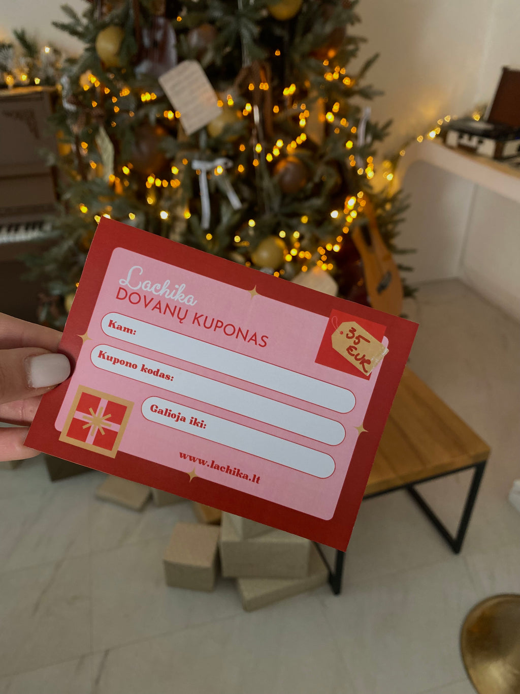 🎁 Dovanų kuponas “Gift Card" - pasirinkta suma - fizinis