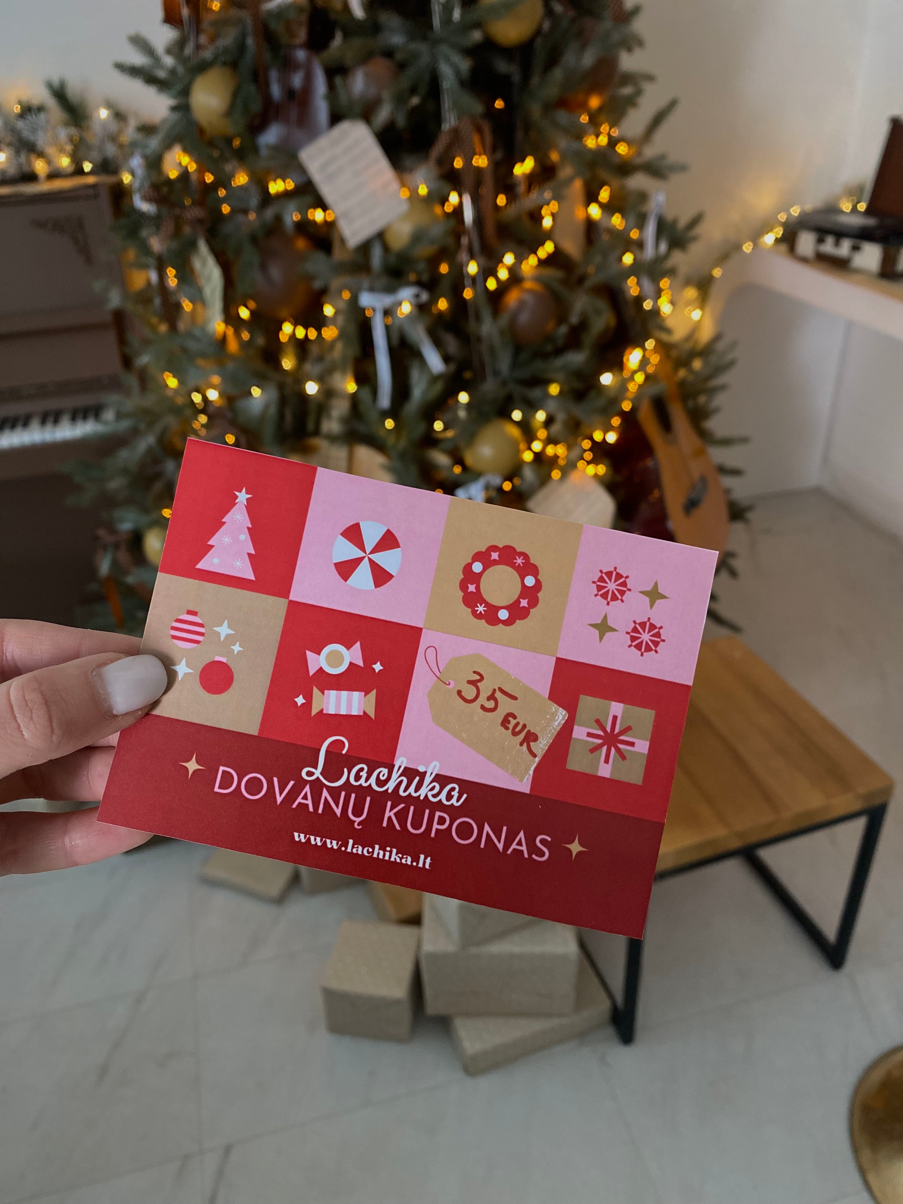 🎁 Dovanų kuponas “Gift Card" - pasirinkta suma - fizinis
