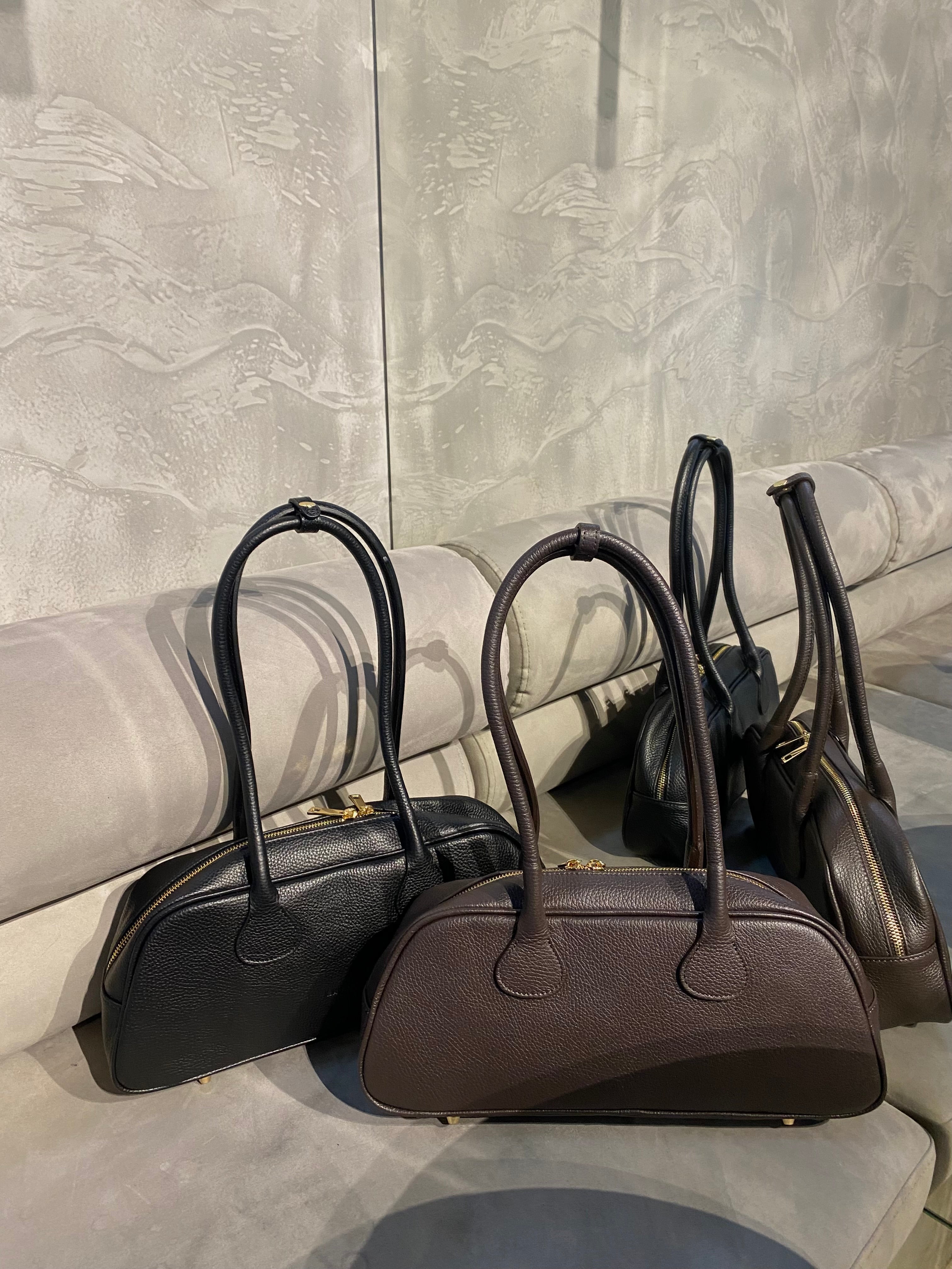 Natūralios odos rankinė ruda „Arden Leather Bag“