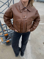 Ruda eko odos stilinga striukė „Kaia Urban Jacket“