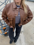 Ruda eko odos stilinga striukė „Kaia Urban Jacket“