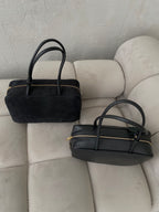 Natūralios verstos odos rankinė „Emma Black“