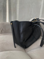 Natūralios odos rankinė „Luna Black“