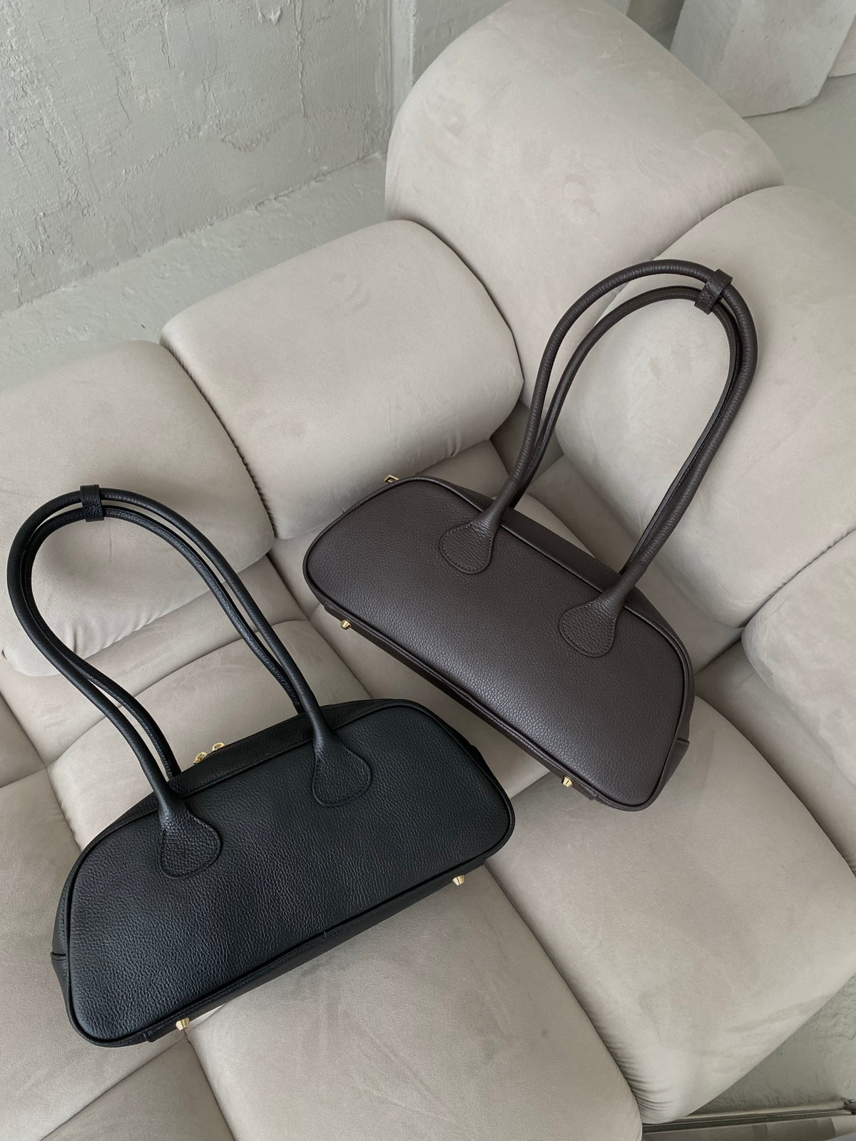 PREORDER: Natūralios odos rankinė juoda „Arden  Leather Bag“
