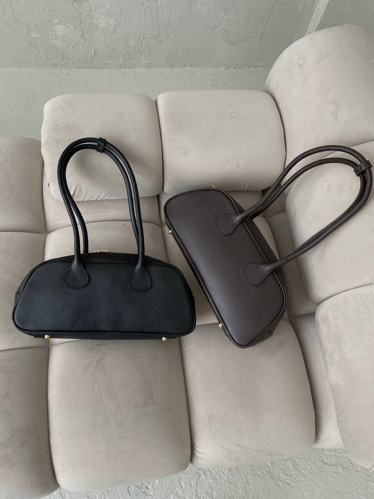 PREORDER: Natūralios odos rankinė juoda „Arden  Leather Bag“