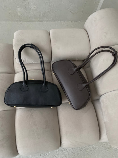 PREORDER: Natūralios odos rankinė juoda „Arden  Leather Bag“