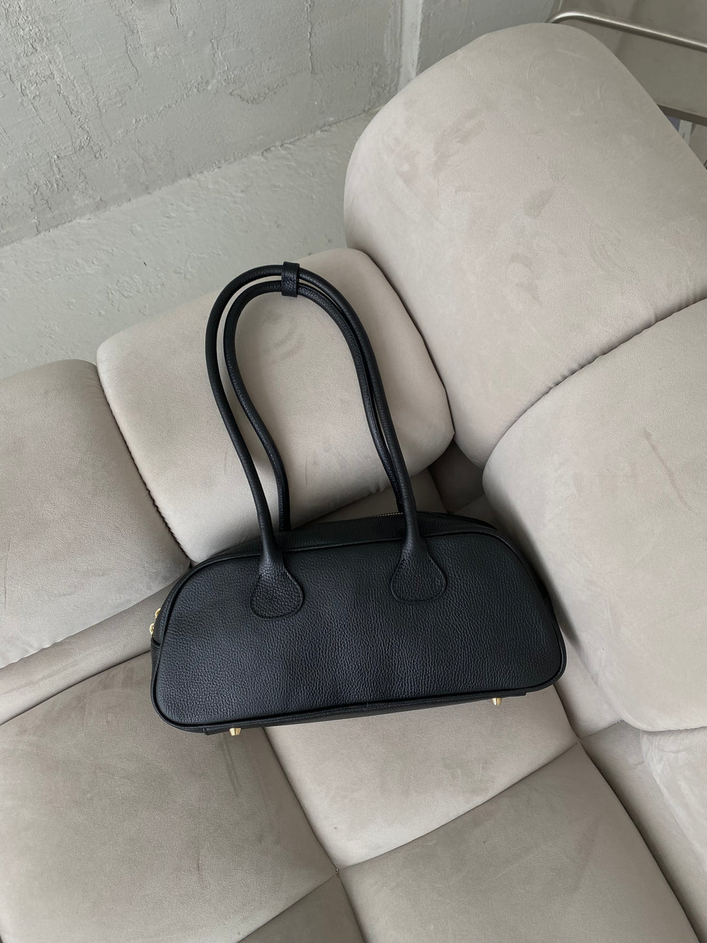 Natūralios odos rankinė juoda „Arden  Leather Bag“