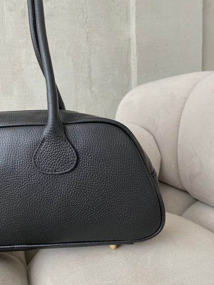 PREORDER: Natūralios odos rankinė juoda „Arden  Leather Bag“