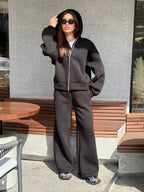 Juodas zip kostiumas “Black Urban Zip Set”