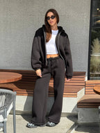 Juodas zip kostiumas “Black Urban Zip Set”