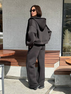 Juodas zip kostiumas “Black Urban Zip Set”