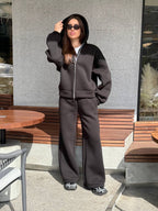 Juodas zip kostiumas “Black Urban Zip Set”