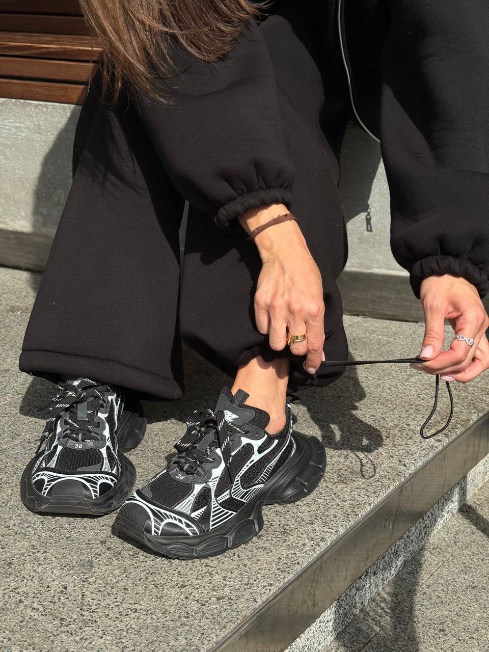 Juodas zip kostiumas “Black Urban Zip Set”