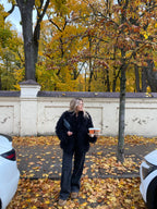 Dirbtiniai lamos kailiniai “Black Elegance”