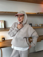 Kreminis laisvalaikio kostiumas “Cream Soft Lounge Set”