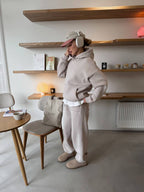 Kreminis laisvalaikio kostiumas “Cream Soft Lounge Set”