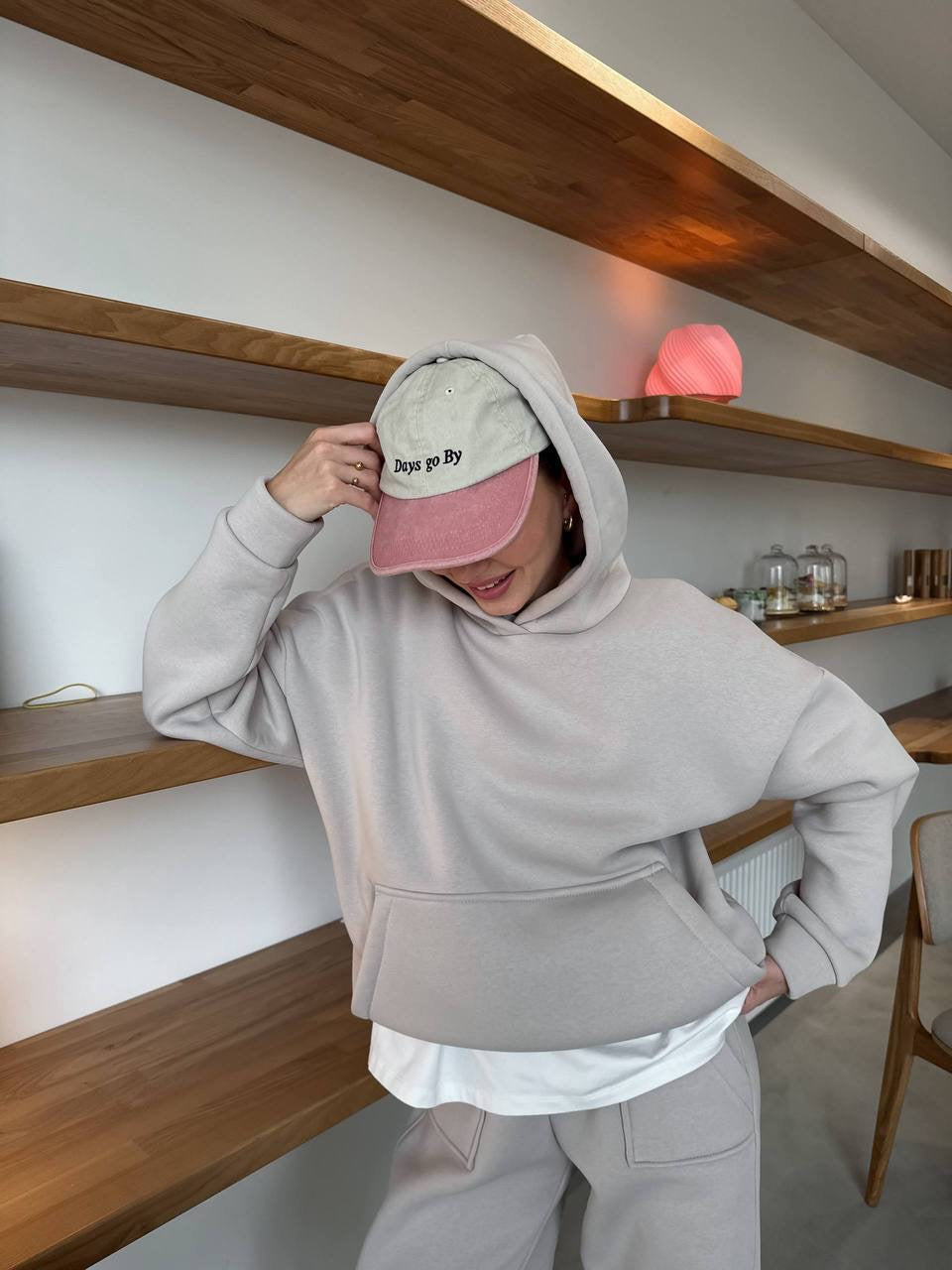 Kreminis laisvalaikio kostiumas “Cream Soft Lounge Set”