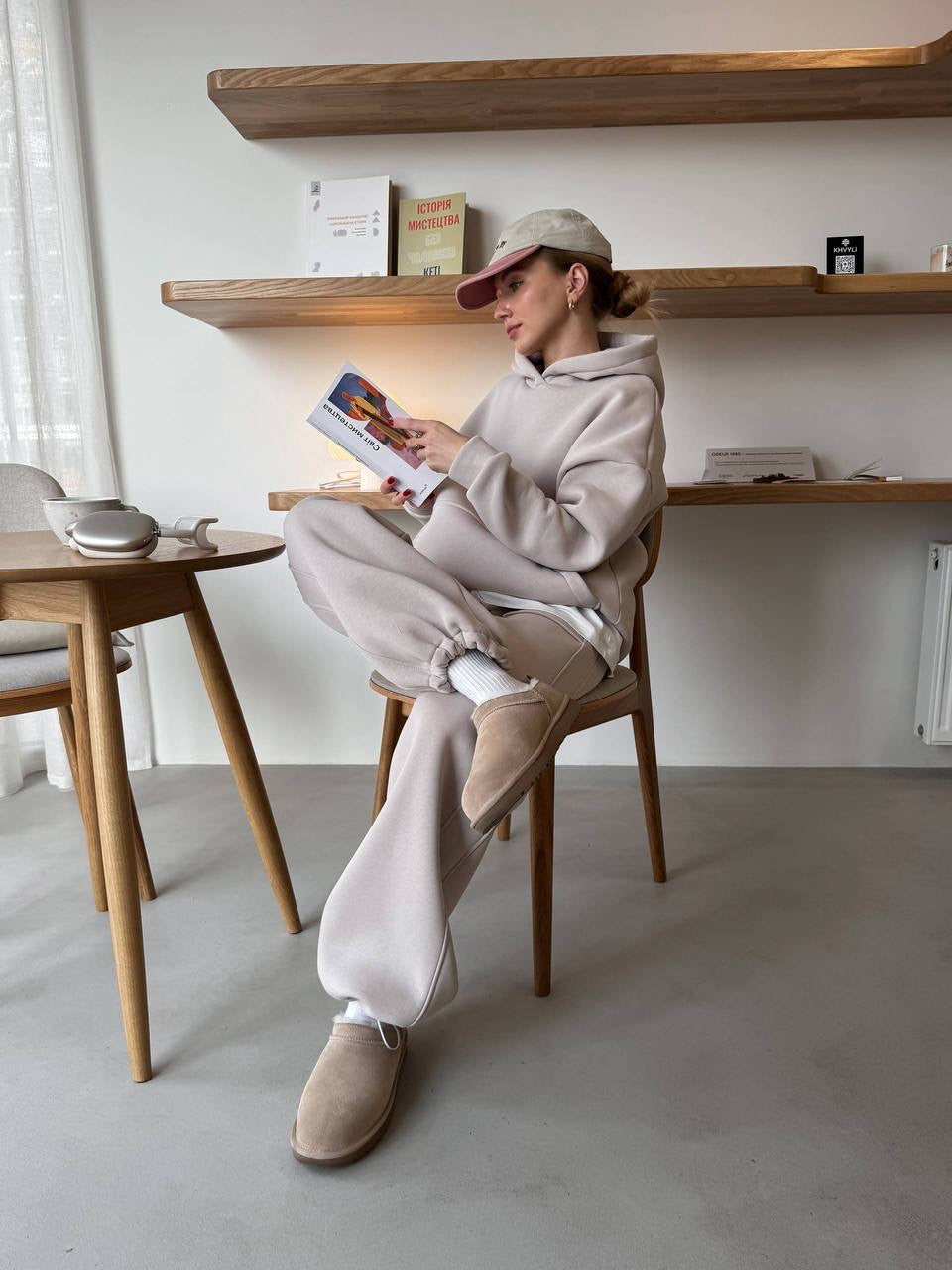 Kreminis laisvalaikio kostiumas “Cream Soft Lounge Set”